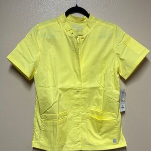 Butter Bright Yellow Women's Nurse Scrub Set